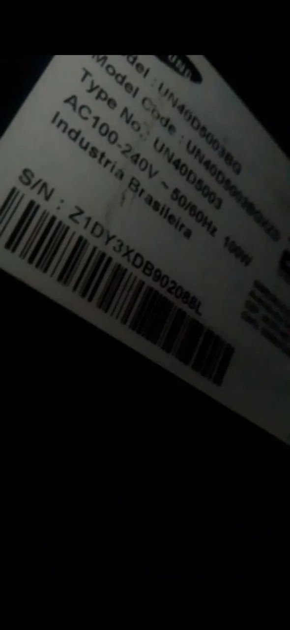 Tv samsung 40"
