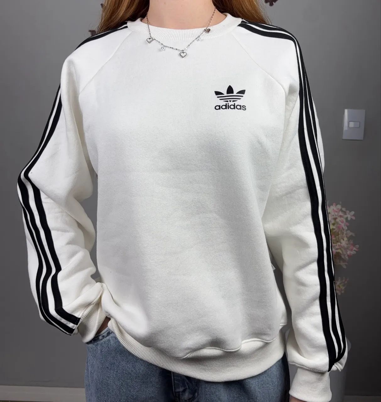 Casaco moletom Adidas - Foto 4