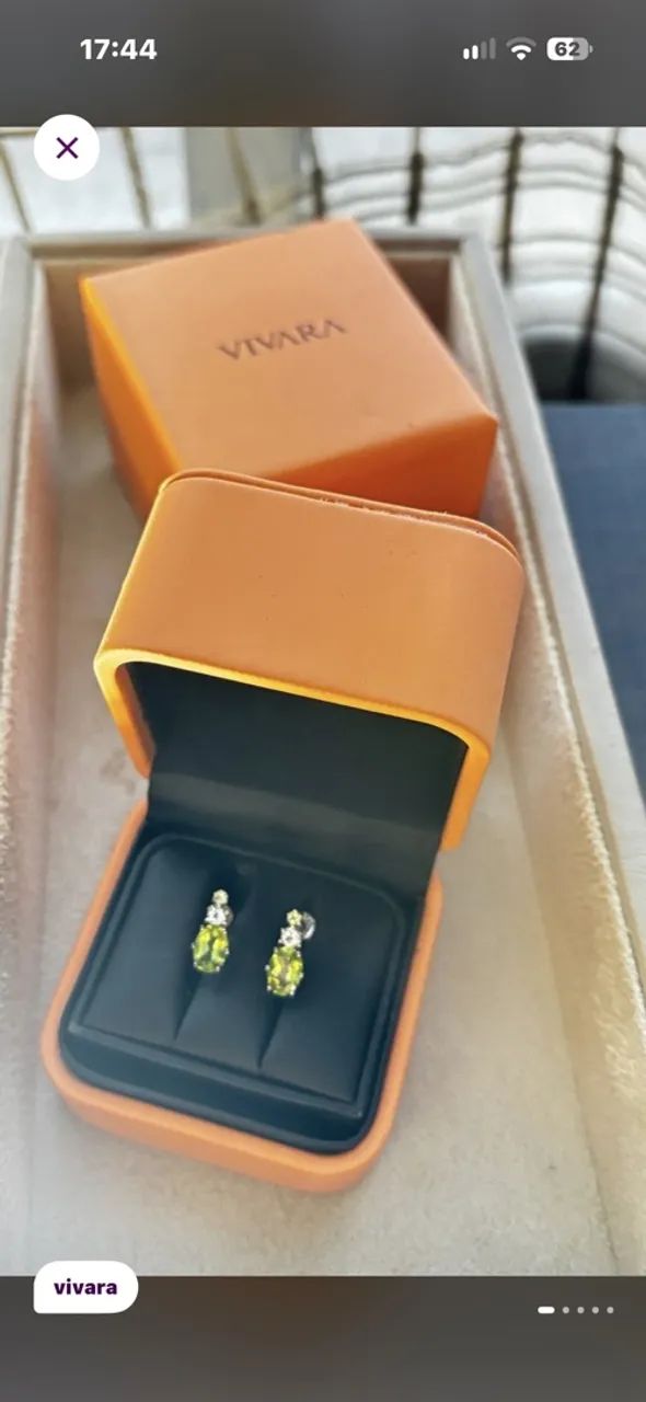 Brinco Vivara Prata com Peridoto e topázio  - Foto 2