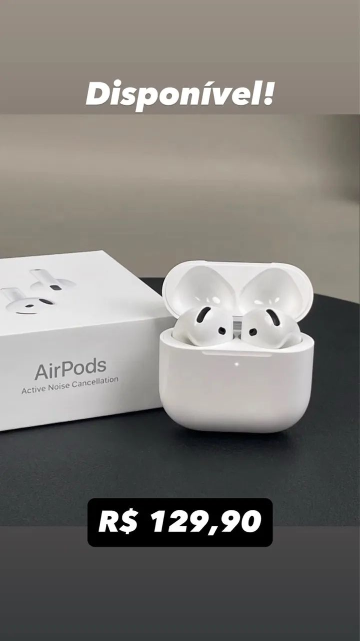 Fone Bluetooth Linha Premium AirPods 4