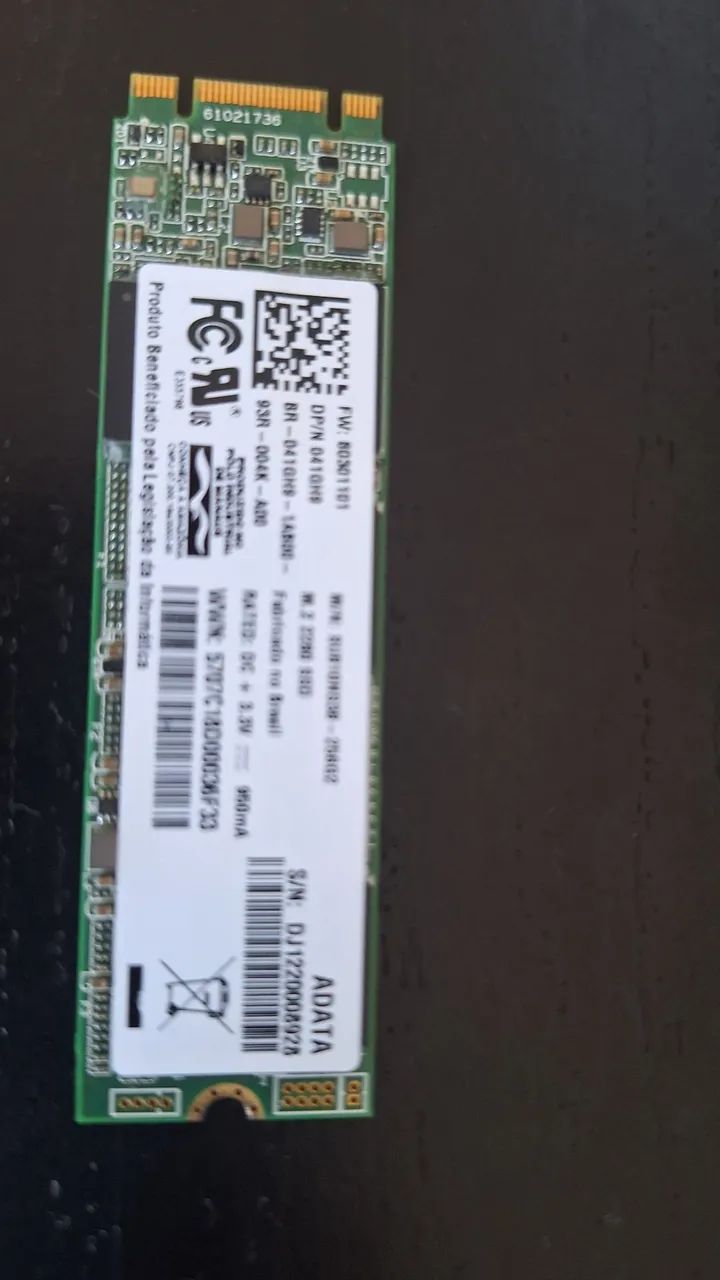 SSD nvme M.2 ADATA-  2280 / windows 11 Instalado - Foto 2