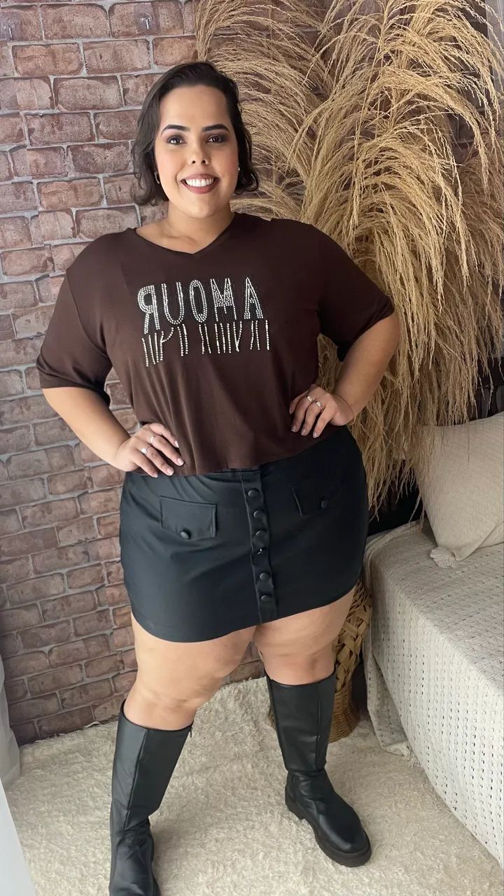 Cropped Love Plus Size - Foto 4