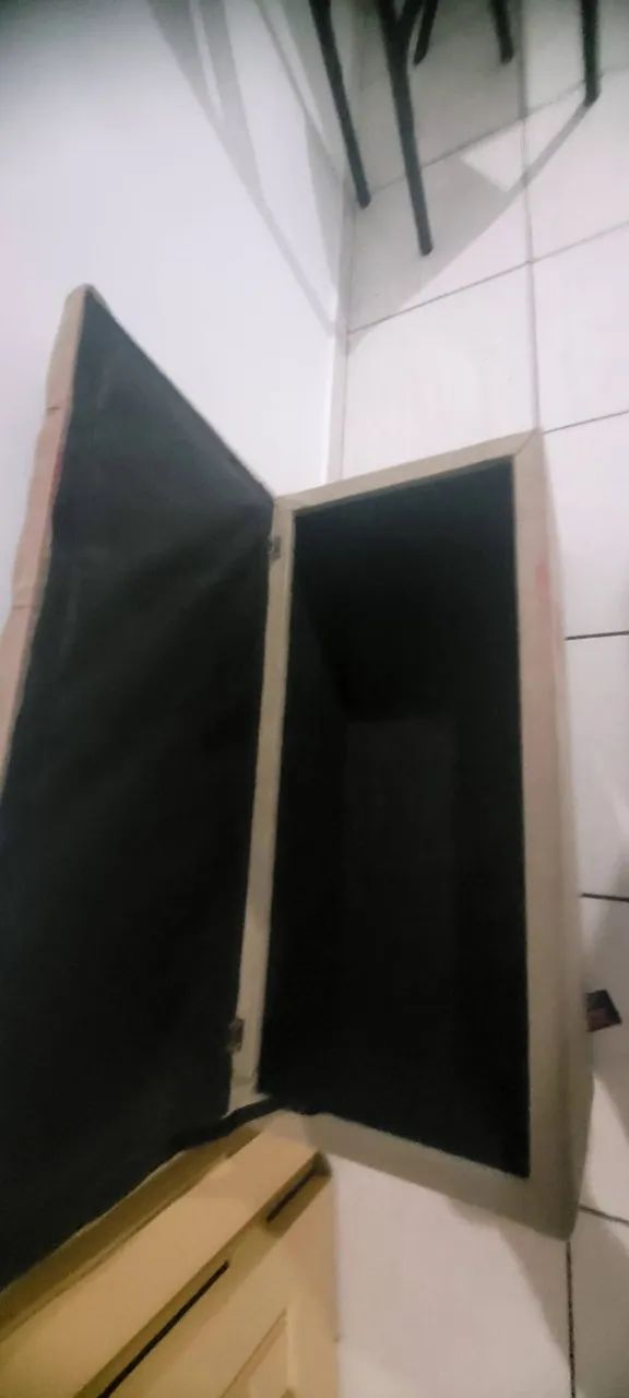 Recamier Bau Capitone Bege - Banco com Porta-Objetos - Desocupacao 02/10 - Foto 2