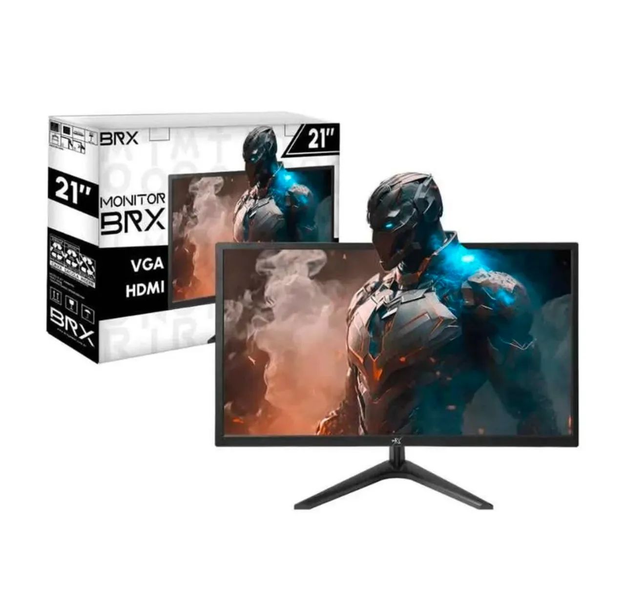 Monitor Gamer BRX 21 polegadas Led 75hz.