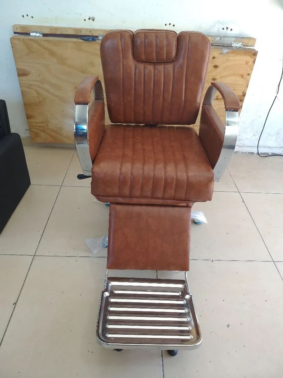 Cadeira de salão de beleza e barbearia 