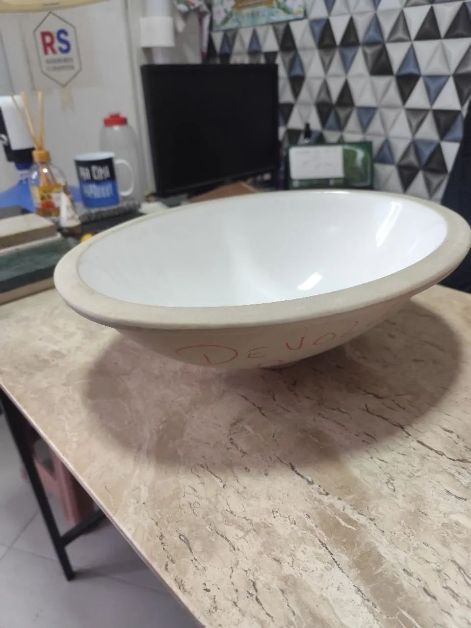 Cuba de louça 30 cm - Foto 2