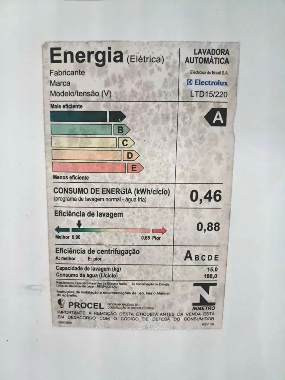Máquina de Lavar Electrolux 15kg LTD15 - 220V (Funcionando Perfeitamente) - Foto 2