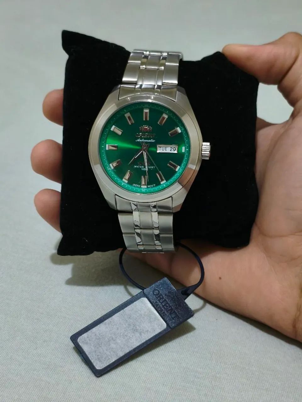 Relógio Orient Automático Masculino - Mostrador Verde - Foto 3