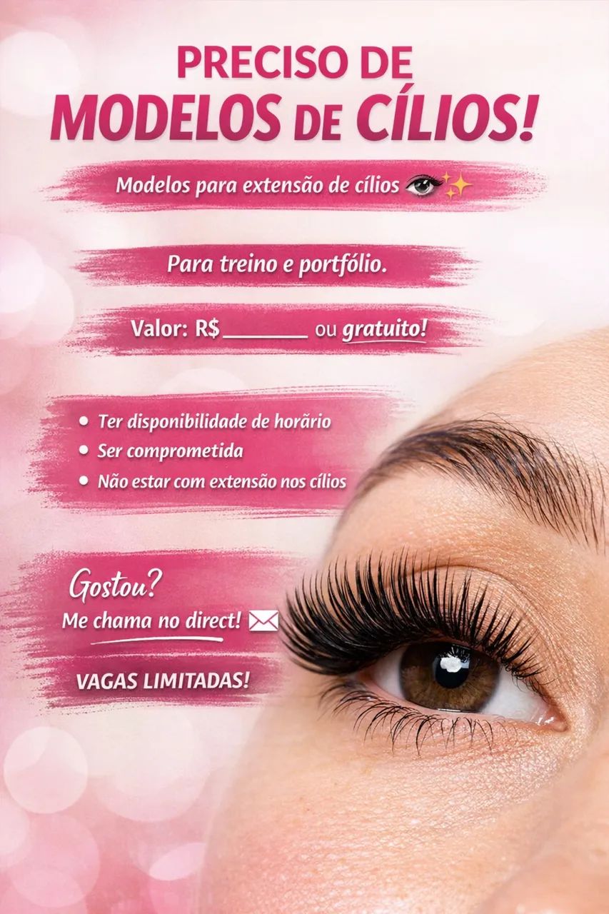 Modelos para cílios 