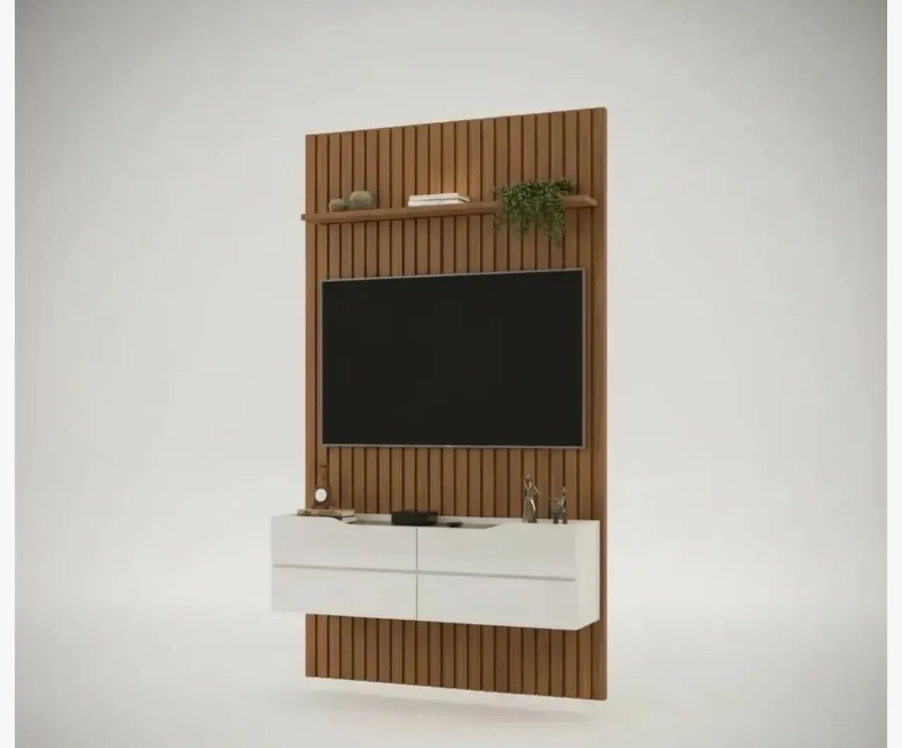 Painel para TV até 60 Polegadas 2 Gavetas Pratic DJ Móveis - Foto 5