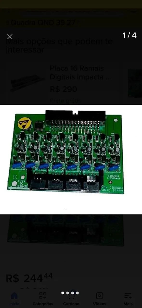 CENTRAL DE INTERFONE  COMUNIC 48 INTELBRAS COM 3 PLACAS DE RAMAL PARA 24 RAMAIS. - Foto 2