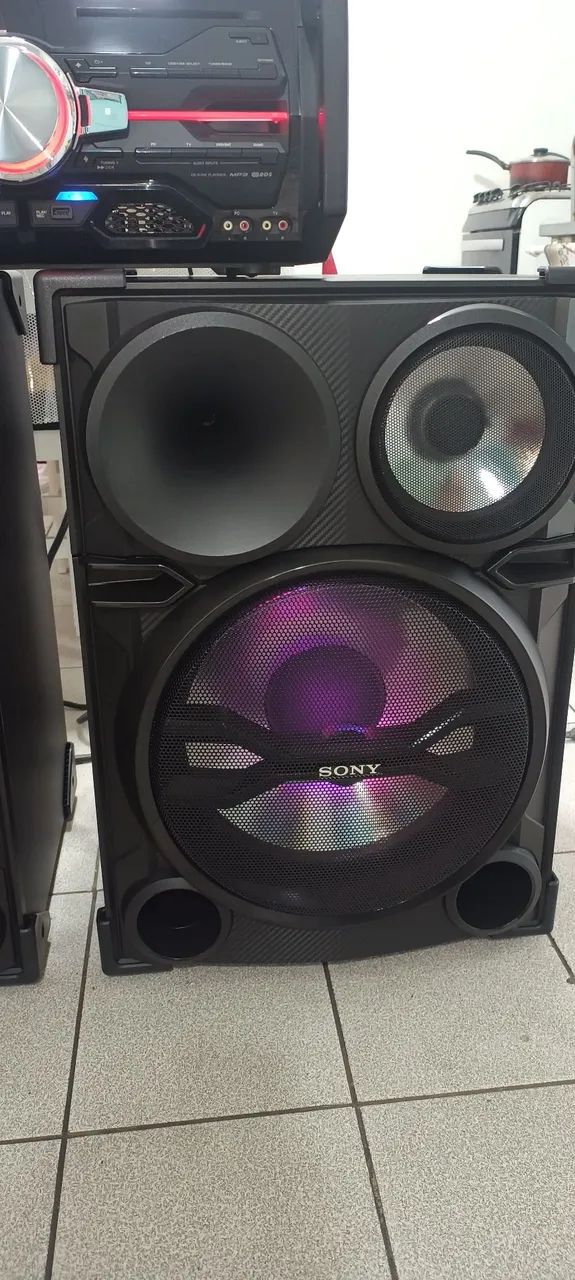 MINI SYSTEM SONY FST-SH2000 COM 1500 WATTS RMS DE POT ÊNCIA.  - Foto 4
