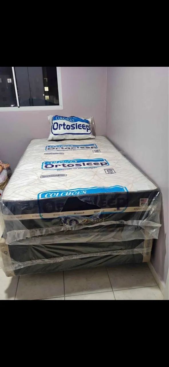 Colchao solteiro novo
