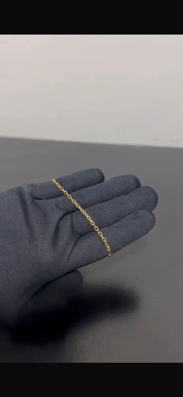 Pulseira banhada a ouro 18