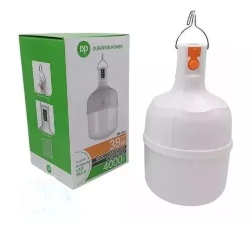 lâmpada Led Bulbo Luz Emergência 38w 4000mah Usb Recarrega - Foto 2