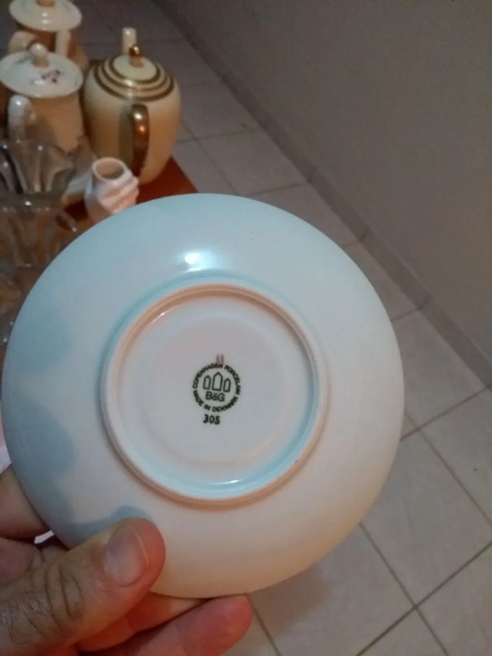 XICARA ANTIGA PORCELANA B&G - Foto 2