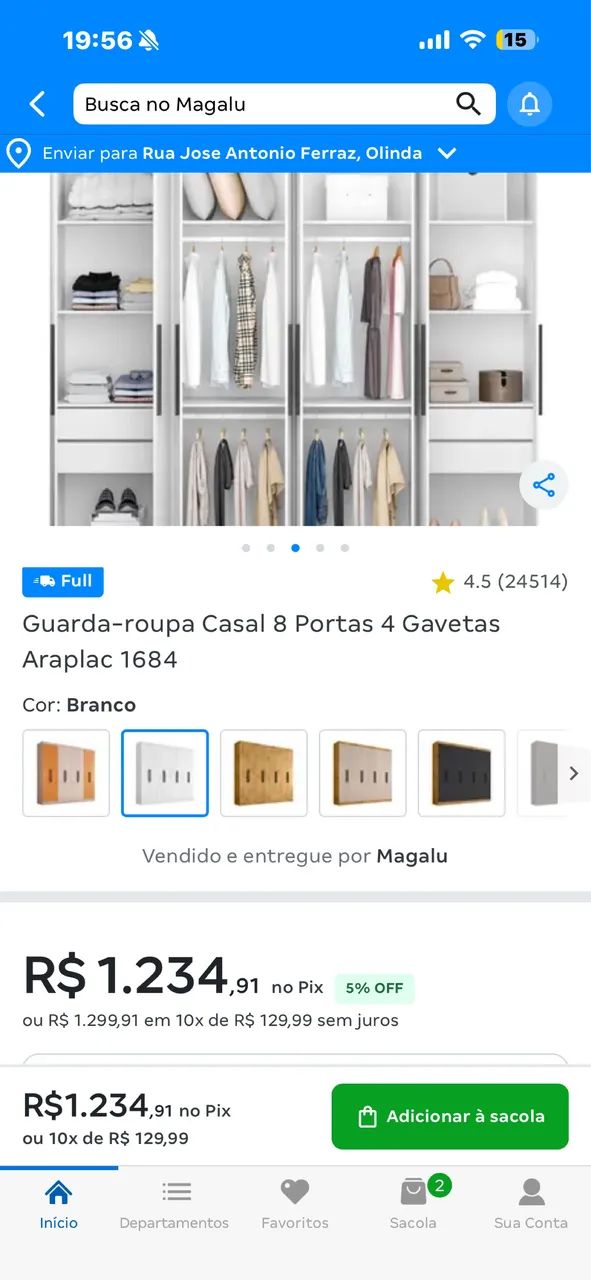 Guarda roupa 