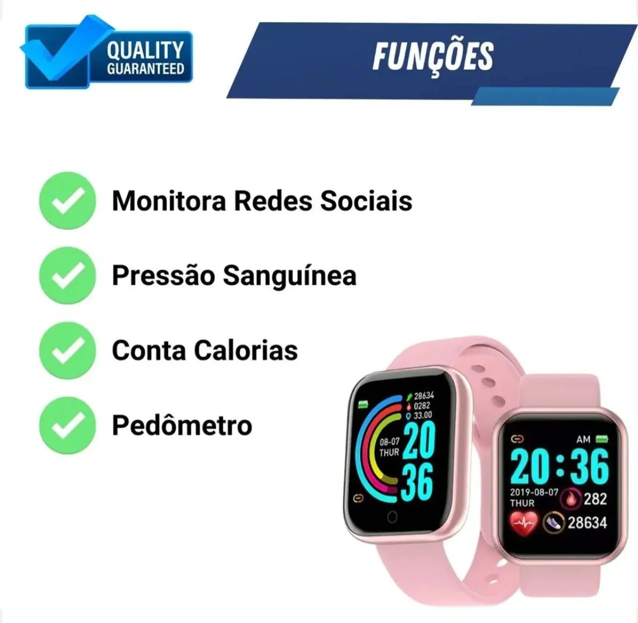 Relógio SmartWatch Inteligente 
