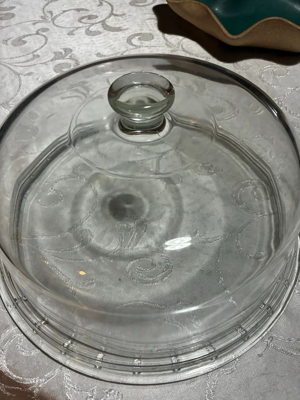 Porta  bolo de vidro - 70,00 - Foto 2