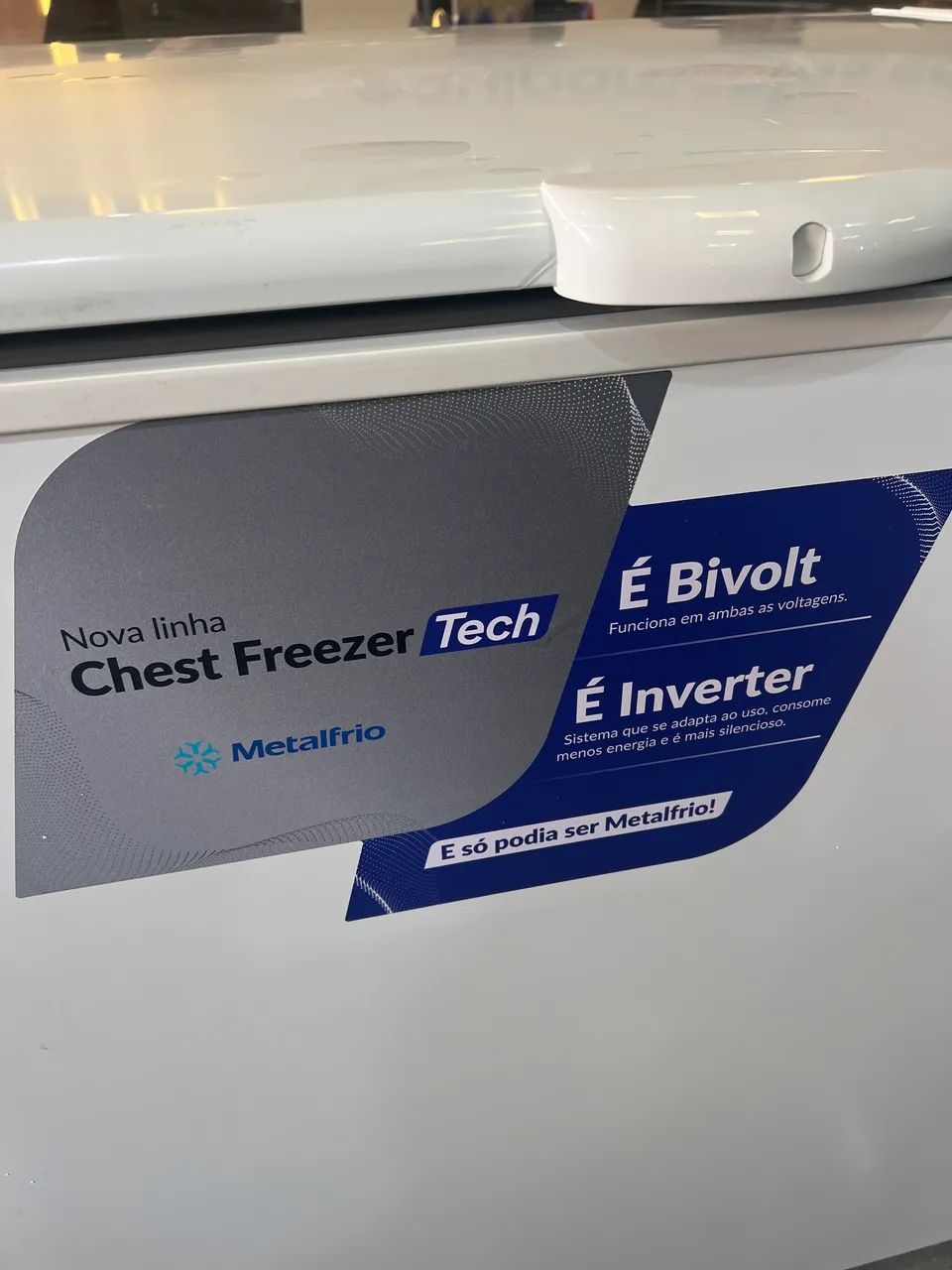 Freezer horizontal - 2 tampas - maior da categoria  - Foto 2
