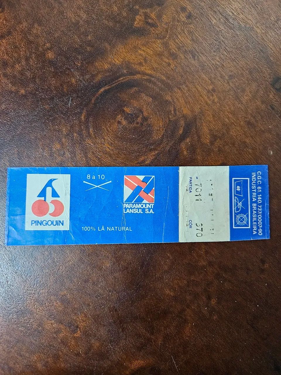 Embalagem Pingouin anos 90  - Foto 2