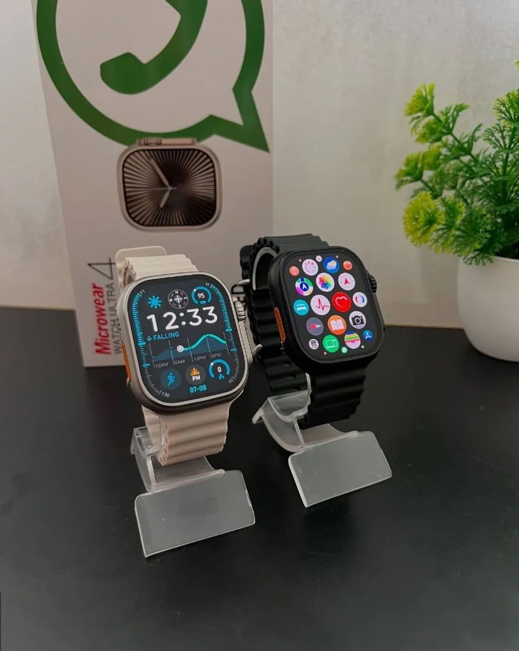 MICROWEAR ULTRA 4 PLUS amoled 49mm mais pulseira extra