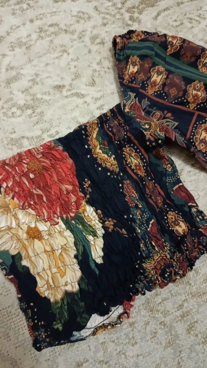 Cropped estilo cigana - Foto 2