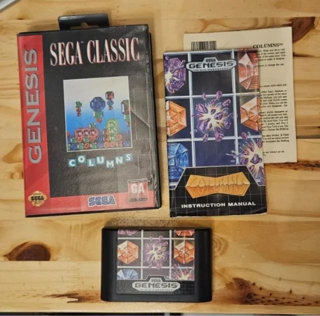 Jogo Original para Mega Drive / Genesis - COLUMNS