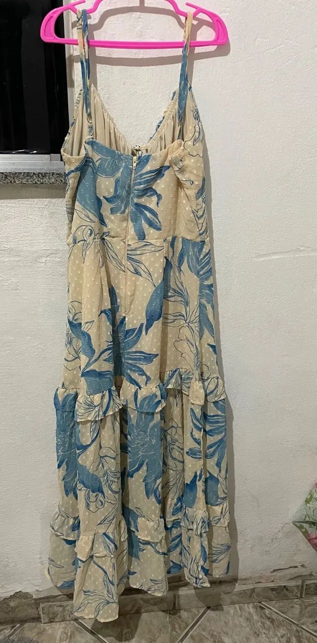 Vestido de folho  mediano 