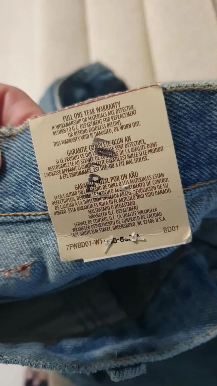 Calça Jeans Wrangler 42 masculina  - Foto 2