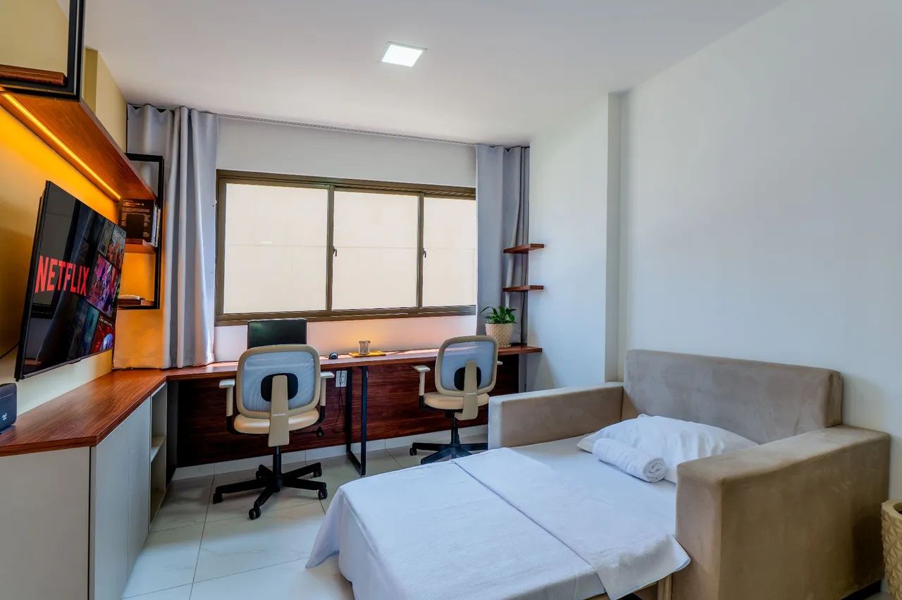 Sofá Cama 2 Lugares Bege - Foto 5