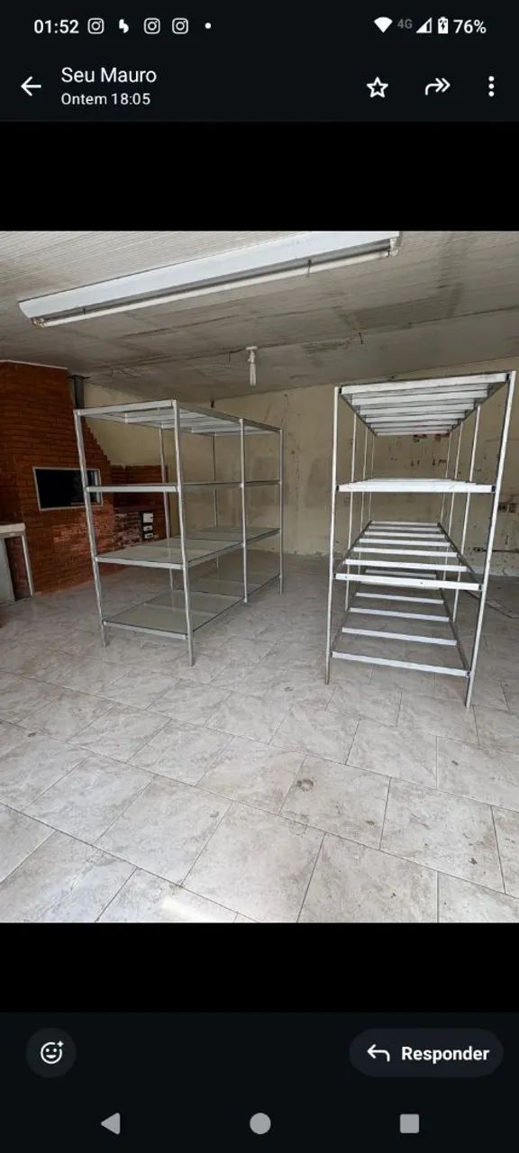 Balcões de aço reforçado 