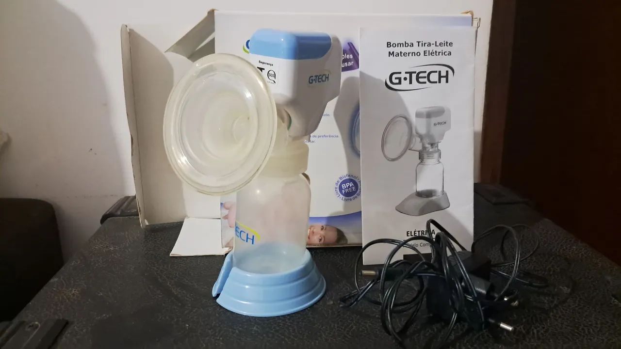Bomba elétrica de tirar leite materno G-tech. - Foto 5