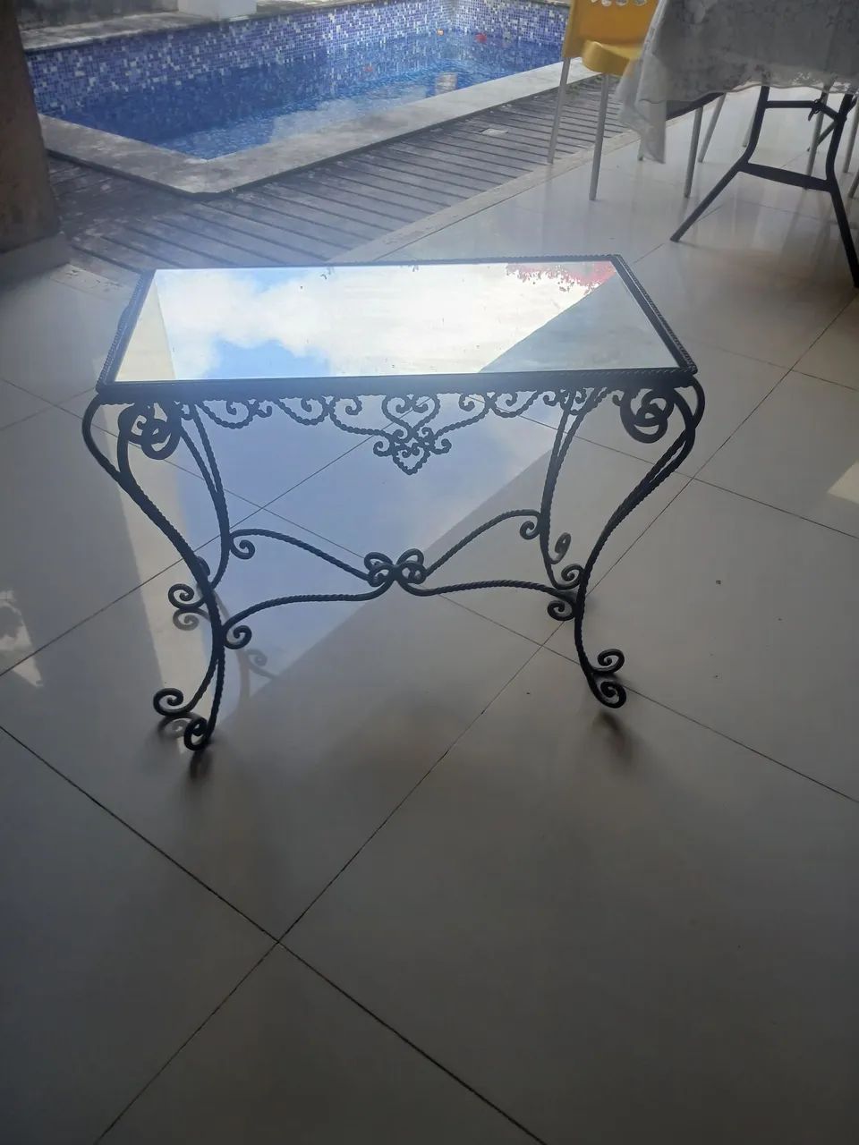 Vendo mesa de ferro trabalhado!  - Foto 2