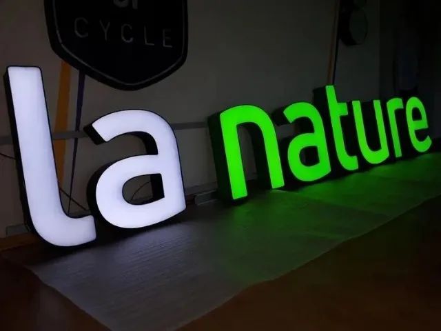 Chapa Galvanizado Letra Caixa Luminoso - Foto 2