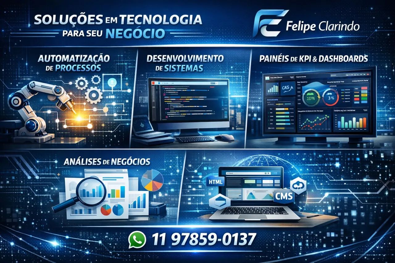 Criação de Sites, Apps e Automações