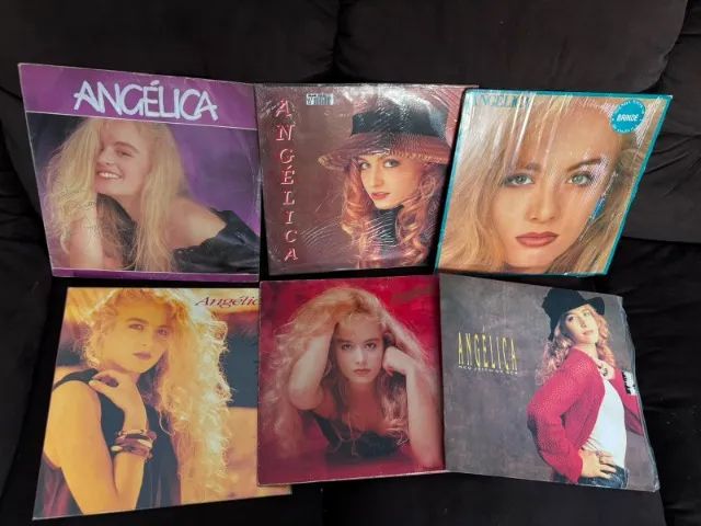 Coleção Discos de Vinil LP Angélica