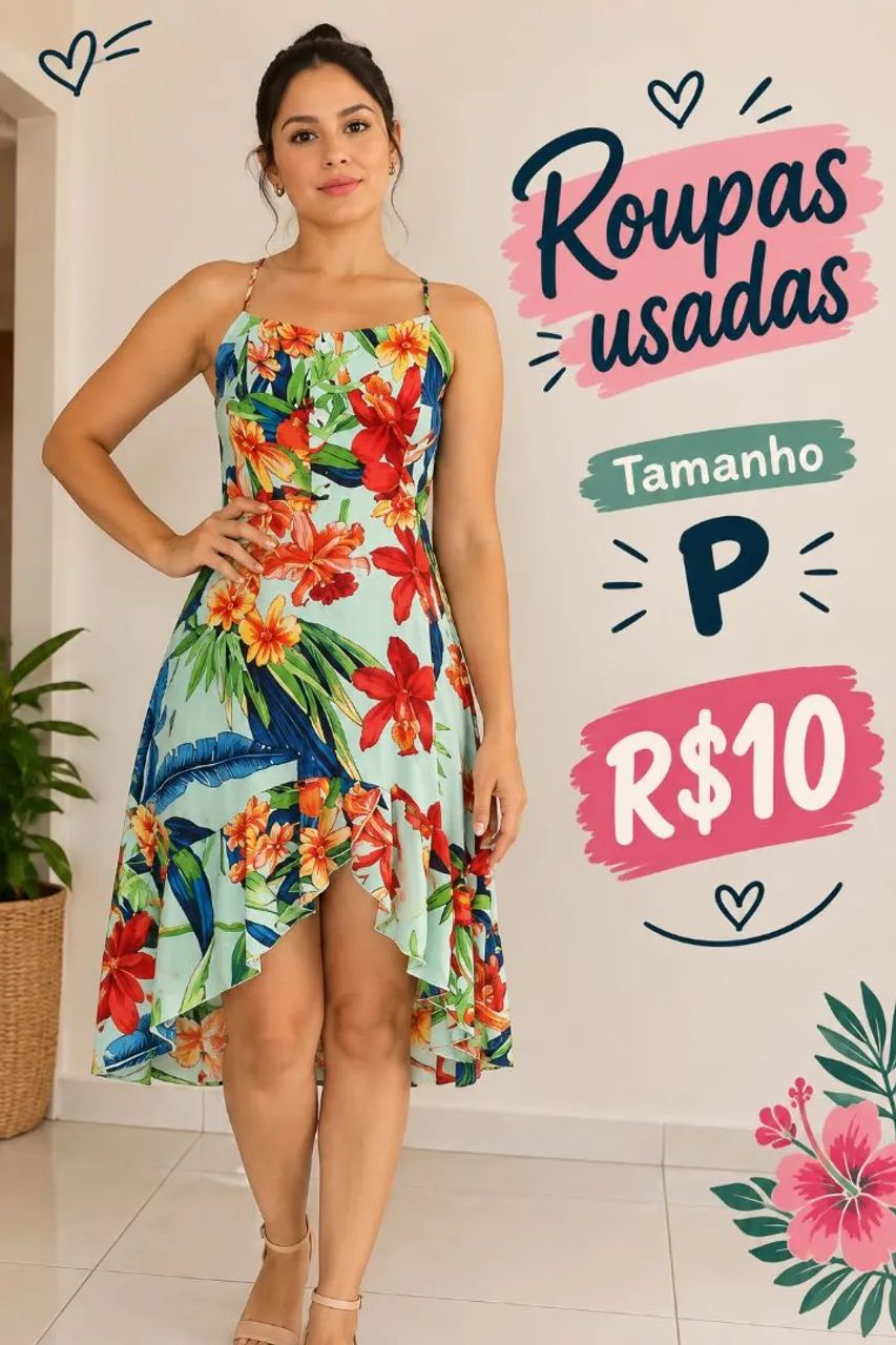 Roupas de bazar
