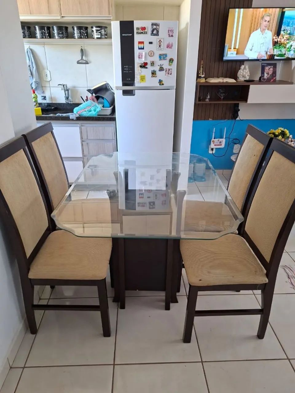 Mesa de jantar de 4 cadeiras  - Foto 3