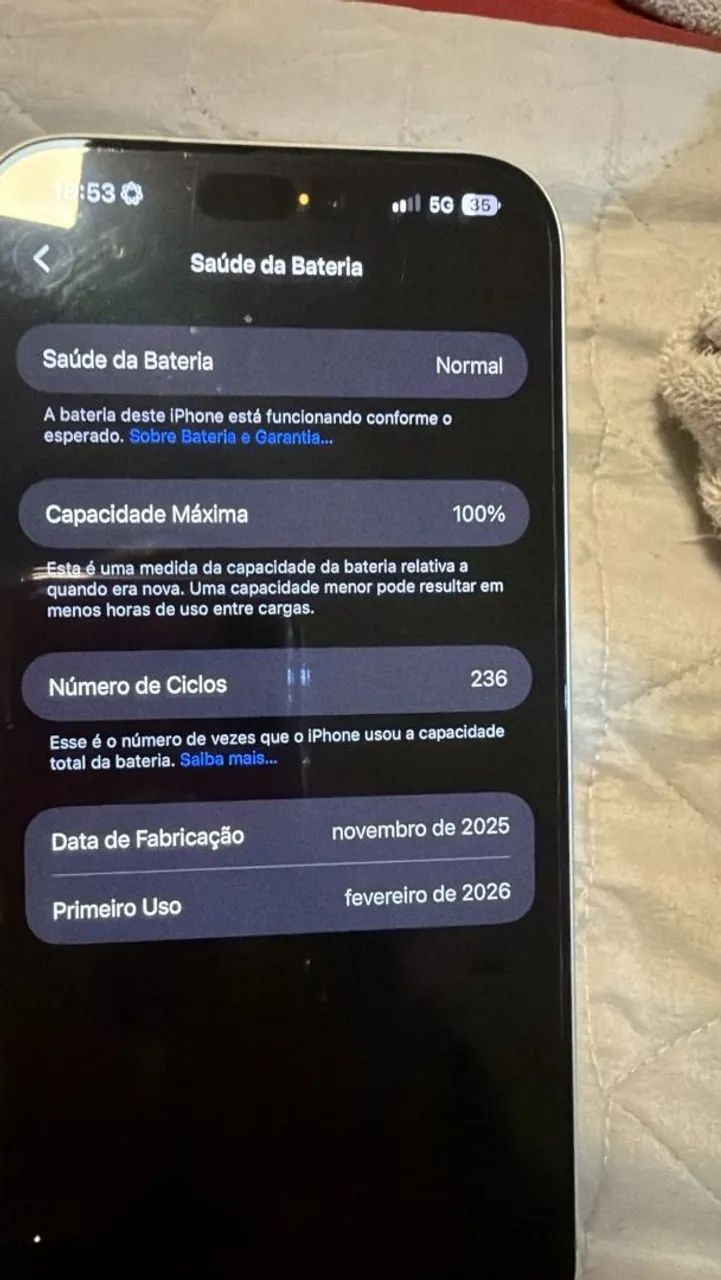iPhone 17 Pro Max silver - bateria 100%  - Foto 4