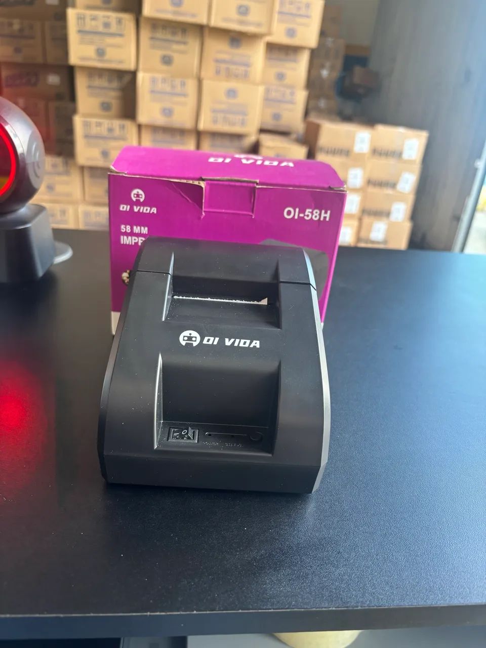 Impressora Térmica OI VIDA 58mm OI-58H USB - Com Caixa - Foto 2