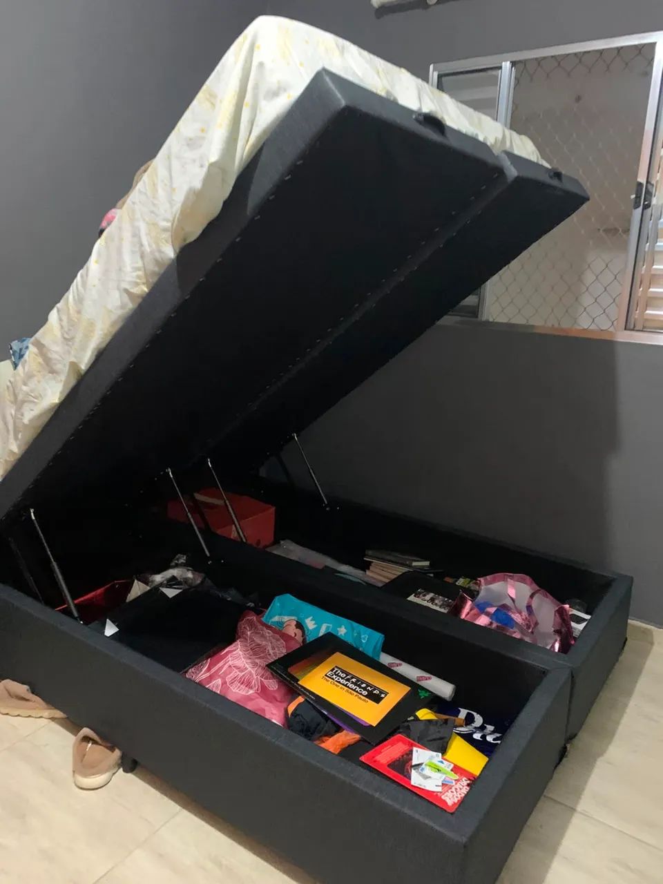 Cama box casal bipartido + colchão  - Foto 2