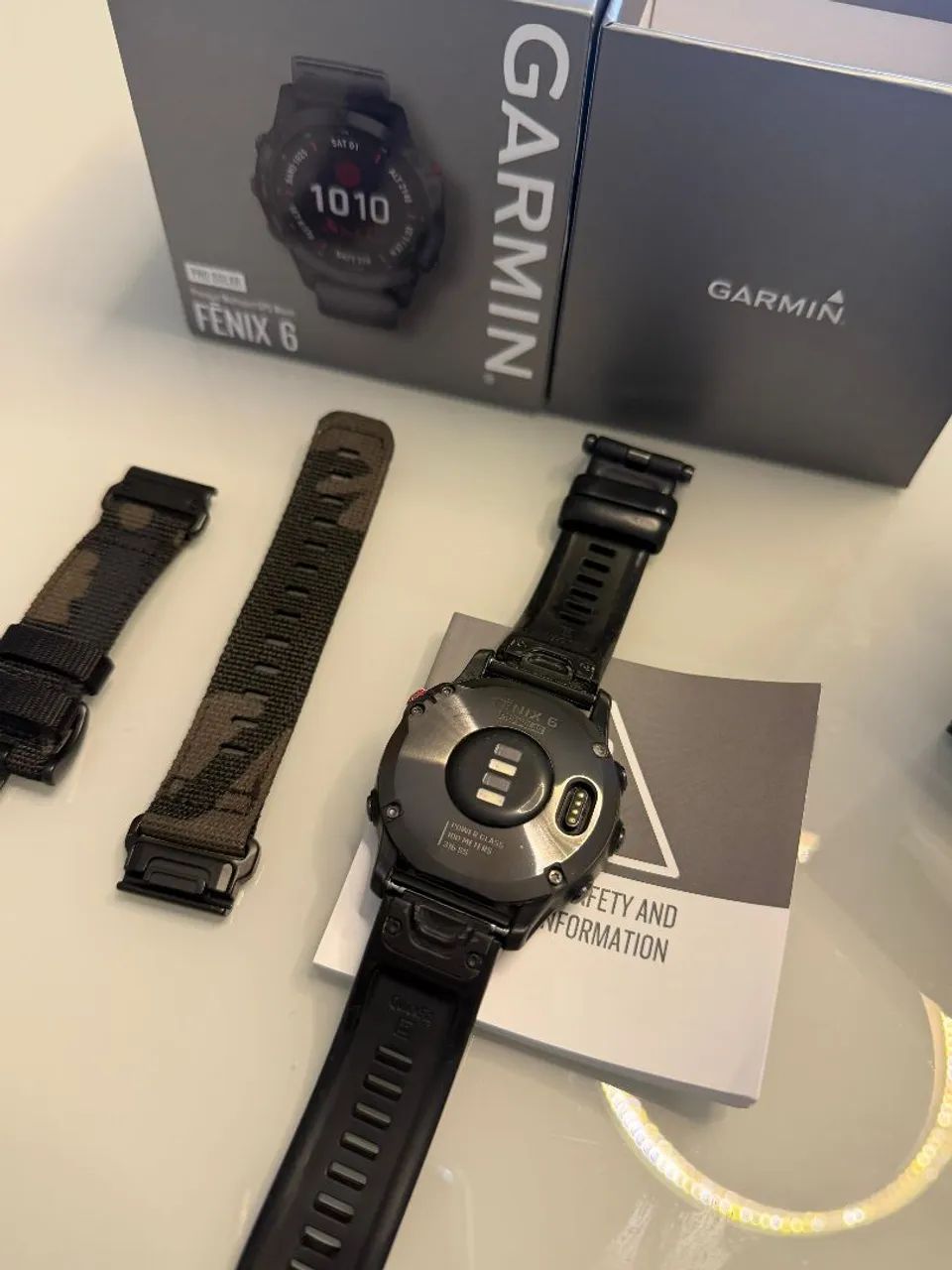 Relógio Garmin fenix 6 pro solar - Foto 4