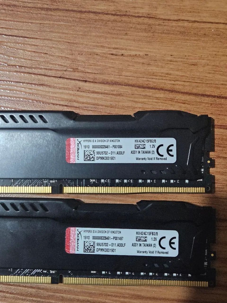 Memórias RAM HyperX 8GB DDR4 2400MHz - Foto 2