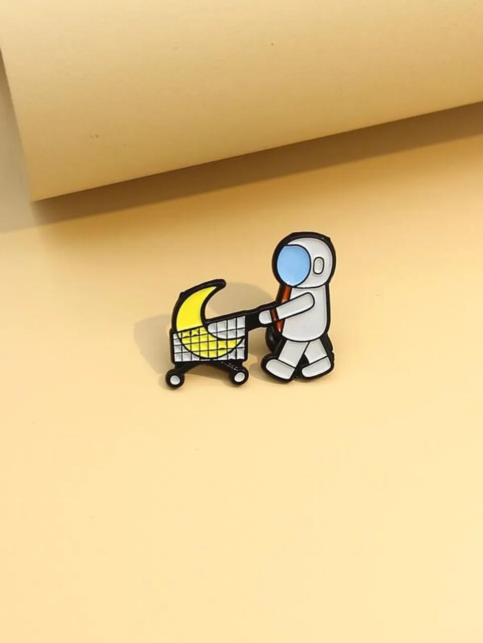 Botton Astronauta e Lua, novo