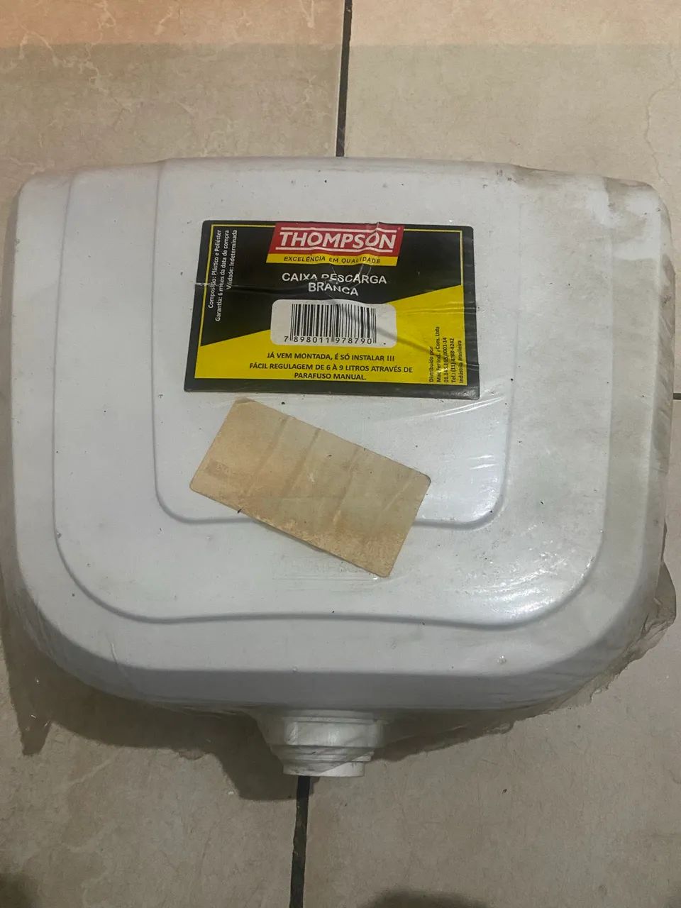 Caixa para descarga plástica 