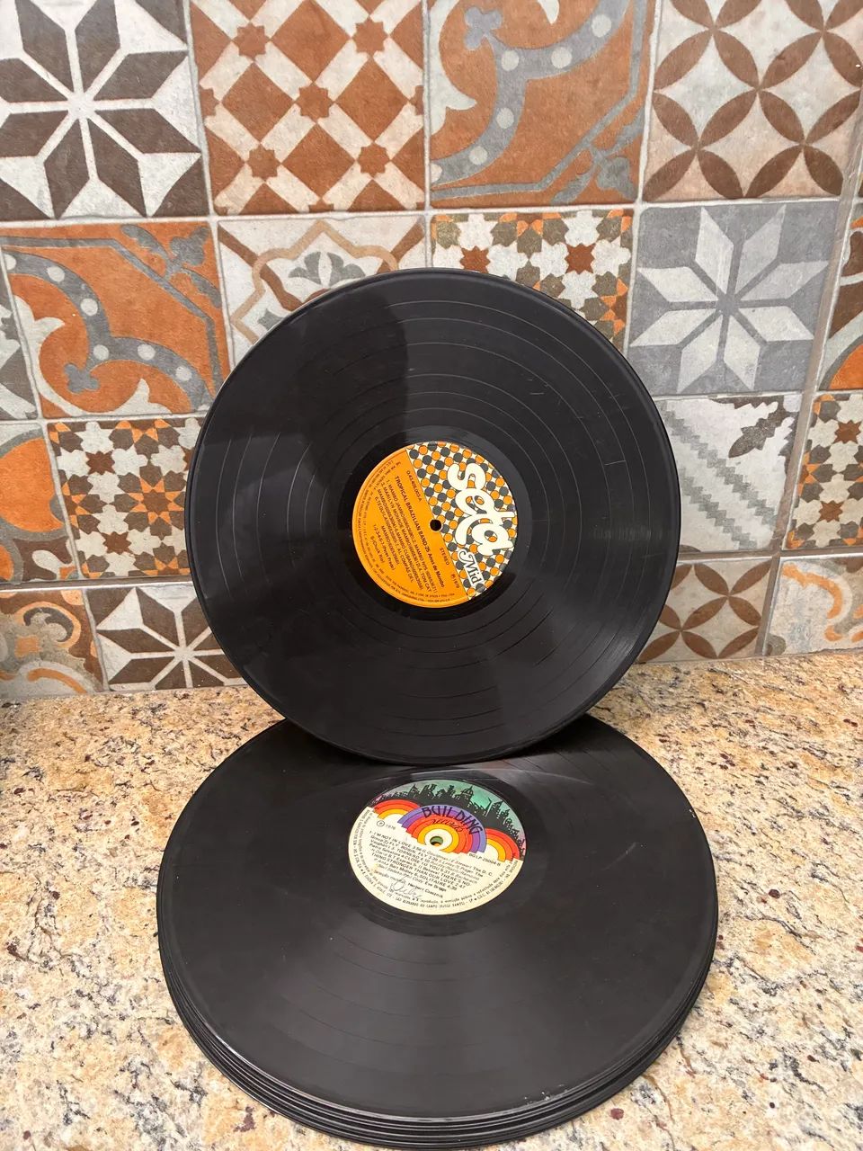Lote 10 Discos de Vinil para Decoração