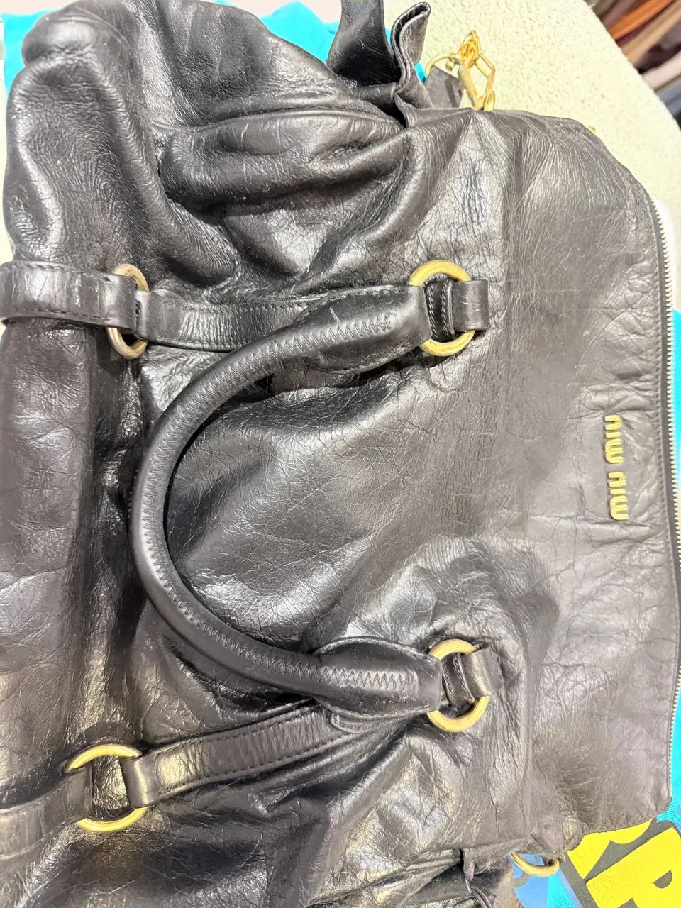 Bolsa Original MiuMiu preta - Foto 3