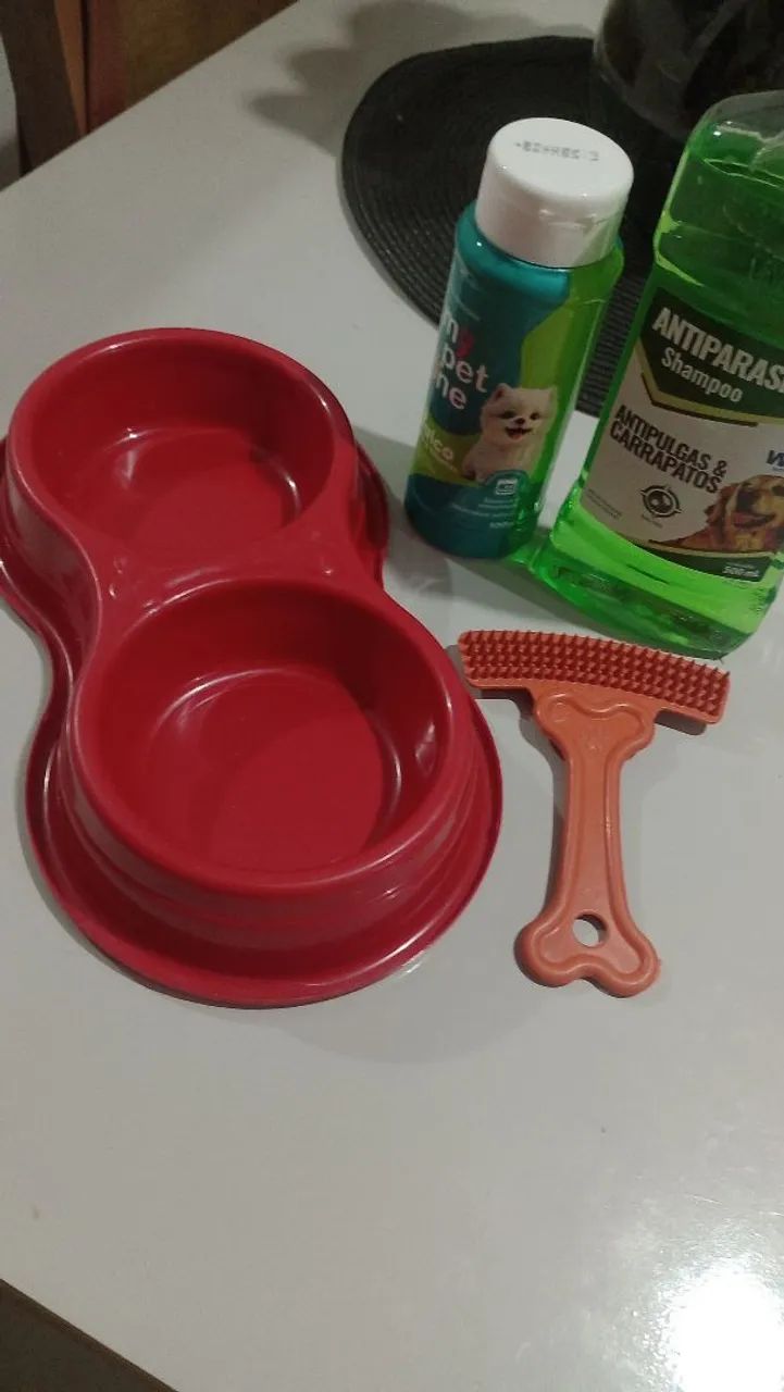 Kit higiênico, mais comedouro e bebedouro  - Foto 2