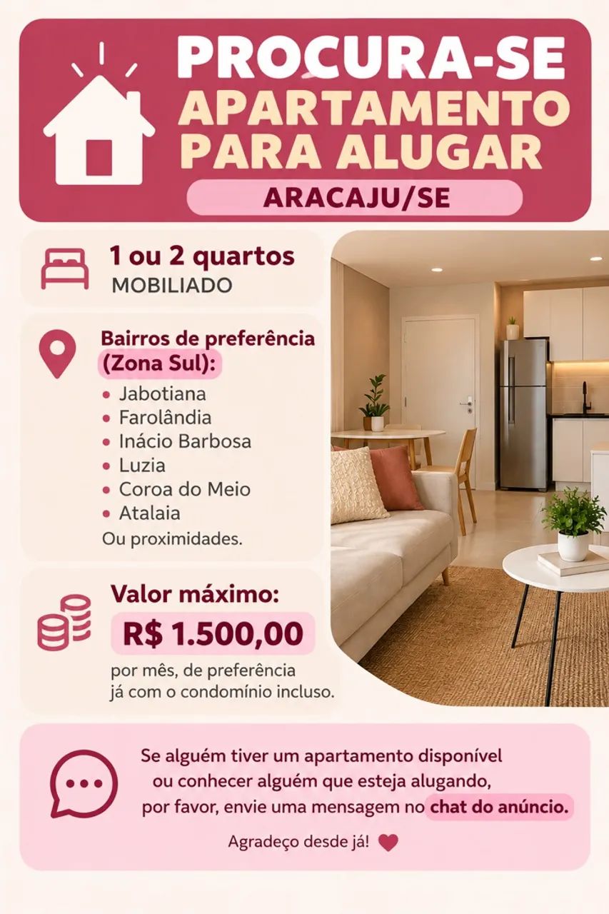 Alugo ap mobiliado 